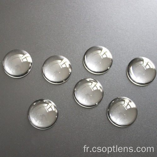 12 mm de diamètre. Lentille plan-convexe sans revêtement